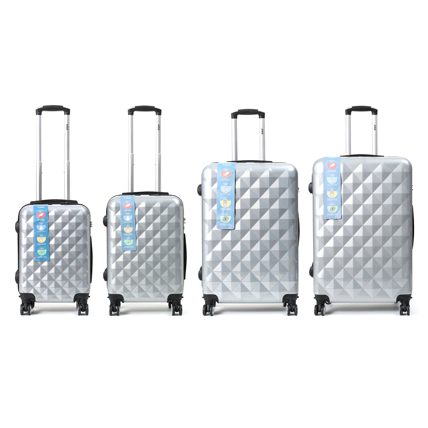 Set de 4 valijas Rio (T7)