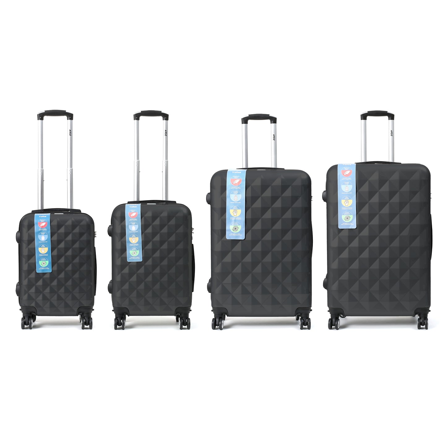 Set de 4 valijas Rio (T7)