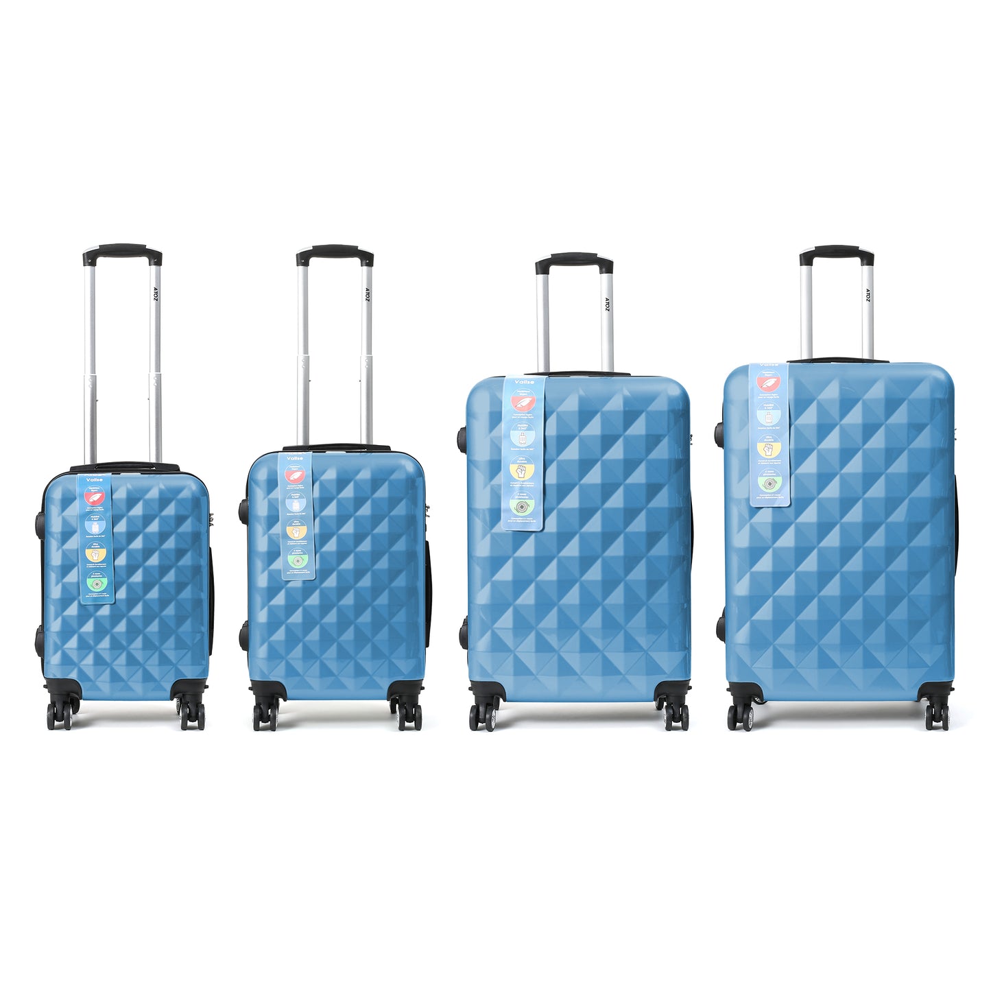 Set de 4 valijas Rio (T7)