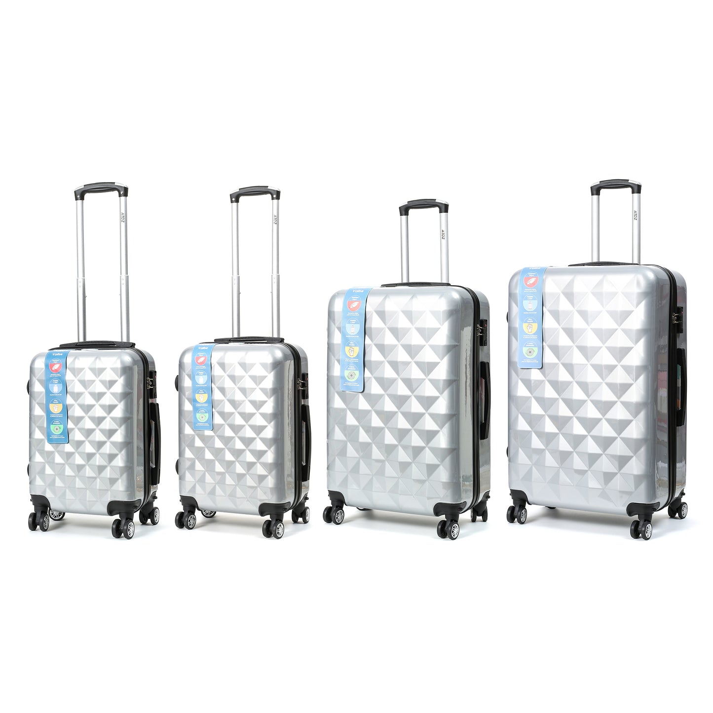 Set de 4 valijas Rio (T7)