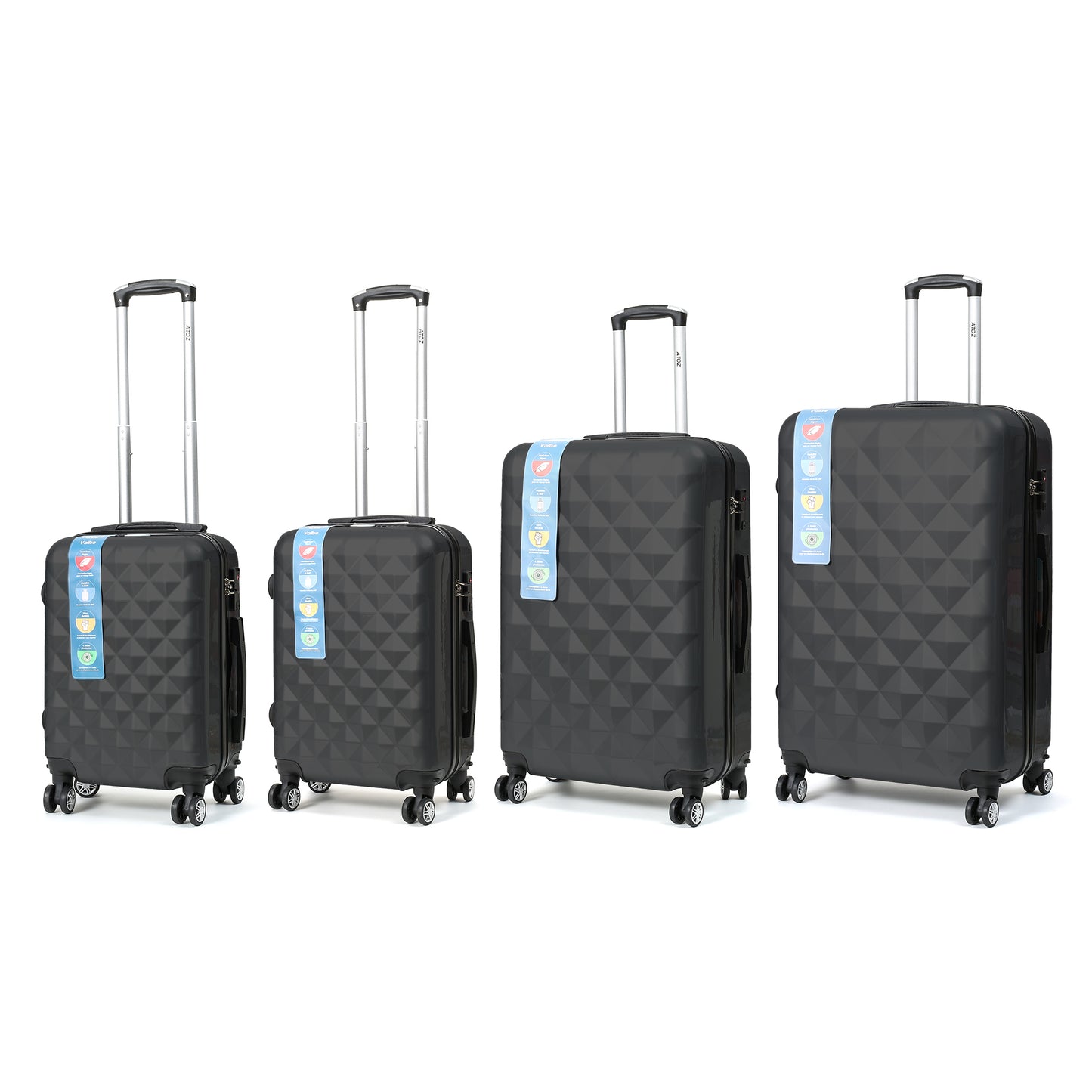 Set de 4 valijas Rio (T7)