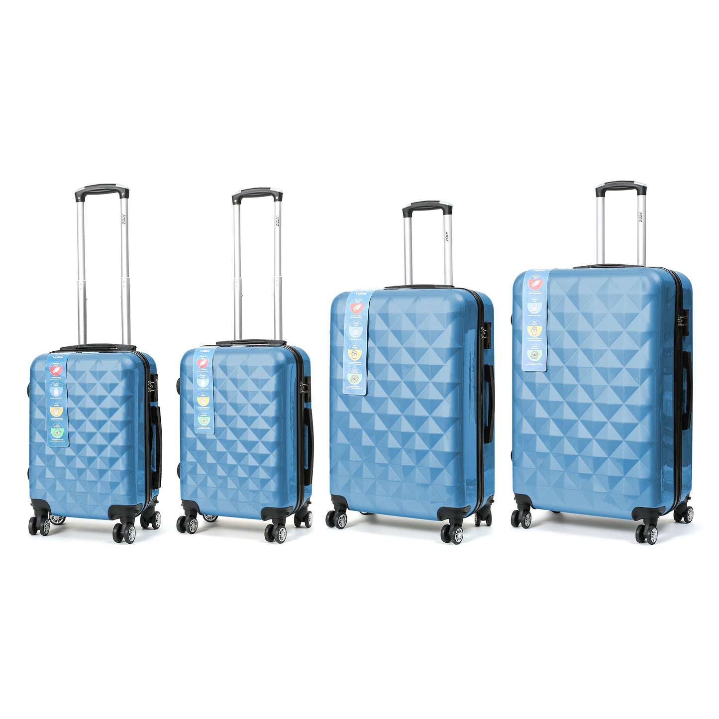 Set de 4 valijas Rio (T7)